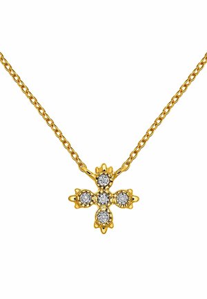 CON CRUZ DE DIAMANTES - Collar - gold-colored