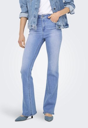 Vaqueros a campana - blue denim