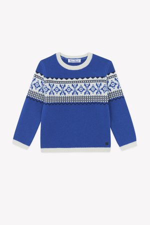 Tartine et Chocolat UNISEX - Strickpullover - bleu électrique