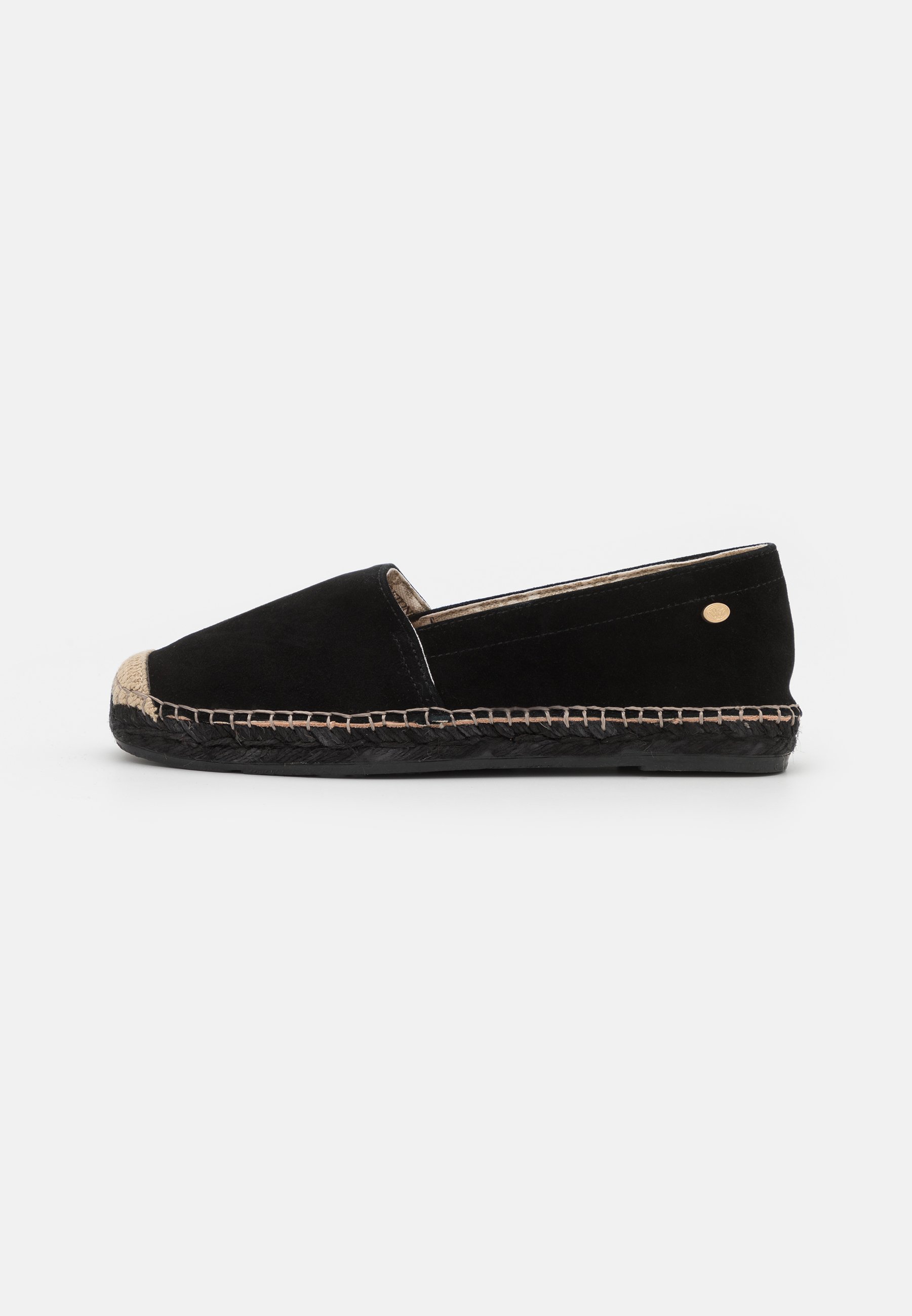 Fred de la Bretoniere Espadrilles - dark grey/zwart - Zalando.nl