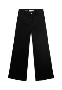 CATHERIN CULOTTE HIGH-RISE - Jean flare - black denim