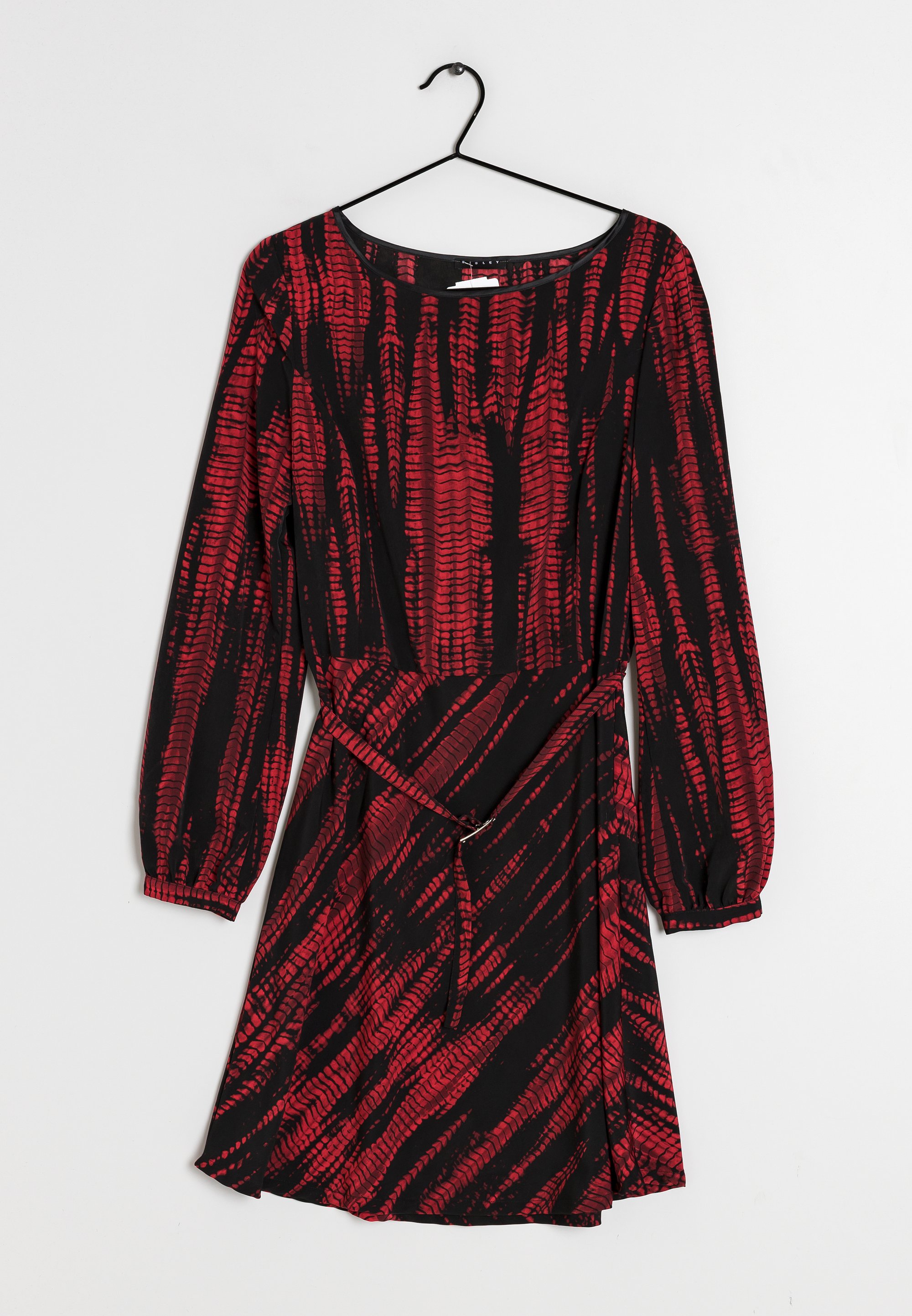 Mariée Robe En Soie Sisley Sisley Robe De Jour Red/rouge (Seconde