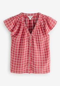Next PETITE FIT - Blůza - pink red gingham