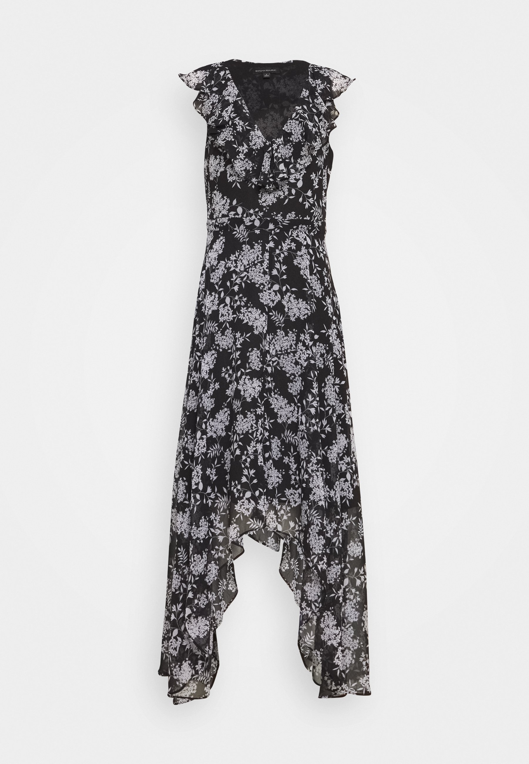 banana republic botanical maxi dress