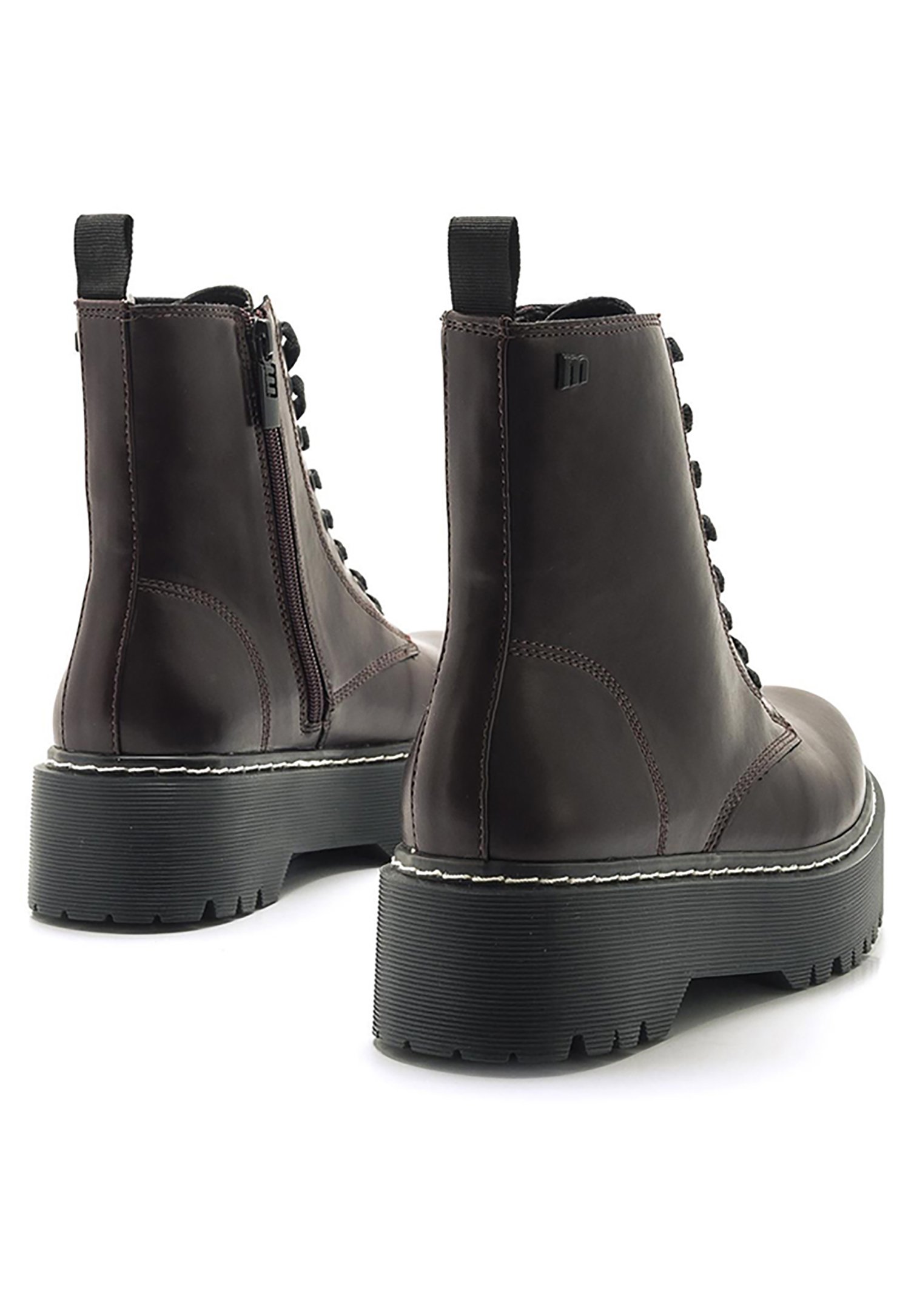 mtng Botines con plataforma - bordeaux/burdeos - Zalando.es
