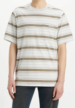 Triko s potiskem - mottled grey