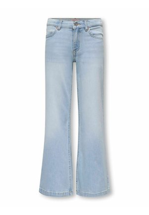 MIT WEITEM KOGCALIFORNIA MITTLERE TAILLE FLARED  - Tiesaus kirpimo džinsai - light blue denim
