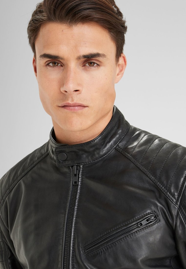Next SIGNATURE - Leather jacket - black 