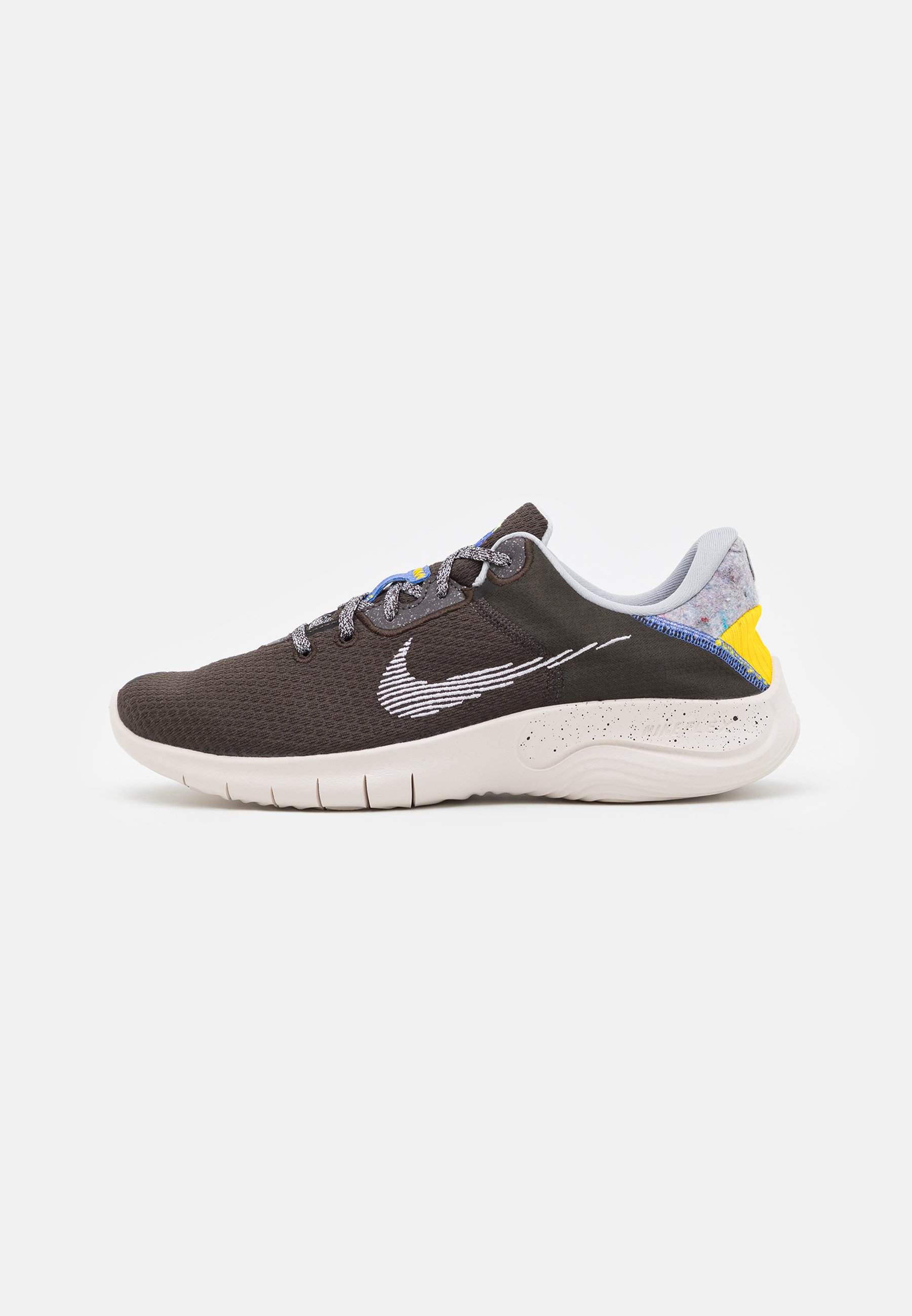 Aplicando capturar Monetario Nike Performance FLEX EXPERIENCE RN 11 NN BU - Zapatillas de running  neutras - velvet brown/white/tour yellow/medium blue/phantom/marrón -  Zalando.es