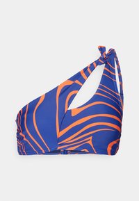 Buffalo BUSTIER TOP ONESHOULDER - Πάνω μέρος μπικίνι - blue/orange