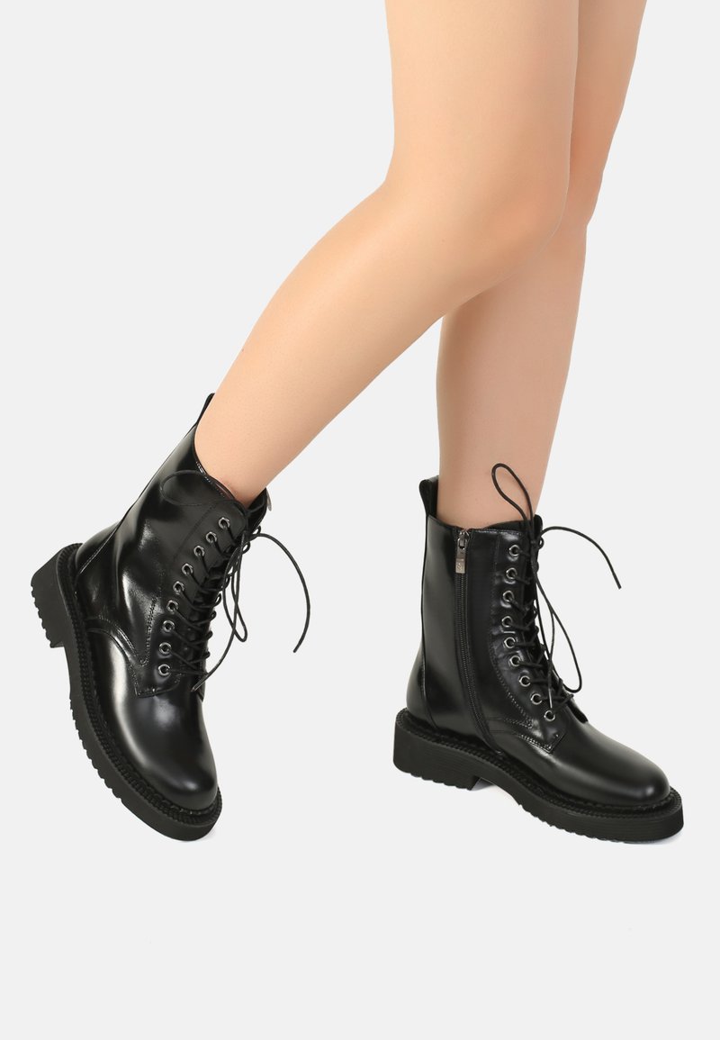 Damen Klassische Stiefel | Ekonika Plateaustiefel black/schwarz - ZB57648 Damen Klassische Stiefel | Ekonika Plateaustiefel black/schwarz - ZB57648