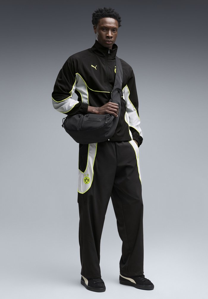 PUMA BVB DORTMUND PUMATECH-X TRACK PANT WV - Club wear black-cool light gray