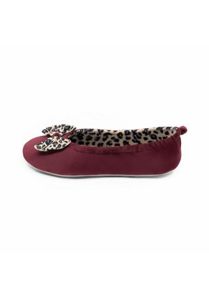 SUSAN - Ballerines - bordeaux animal