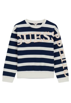 GESTREIFTES LOGO - Sweatshirt - mehrfarbig weiß