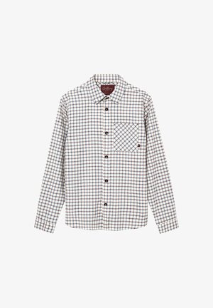 Mos Mosh Gallery, MMGDAVID SPRING CHECK SHIRT - Skjorter - ecru