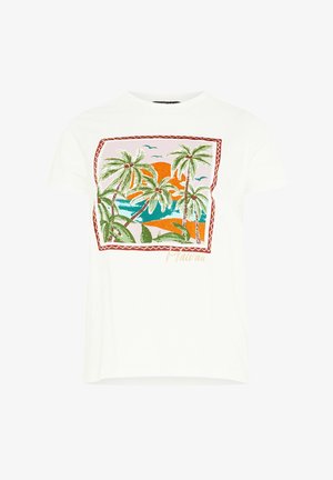 Yours Clothing, WOMEN'S T-SHIRTS - - Camiseta estampada - white