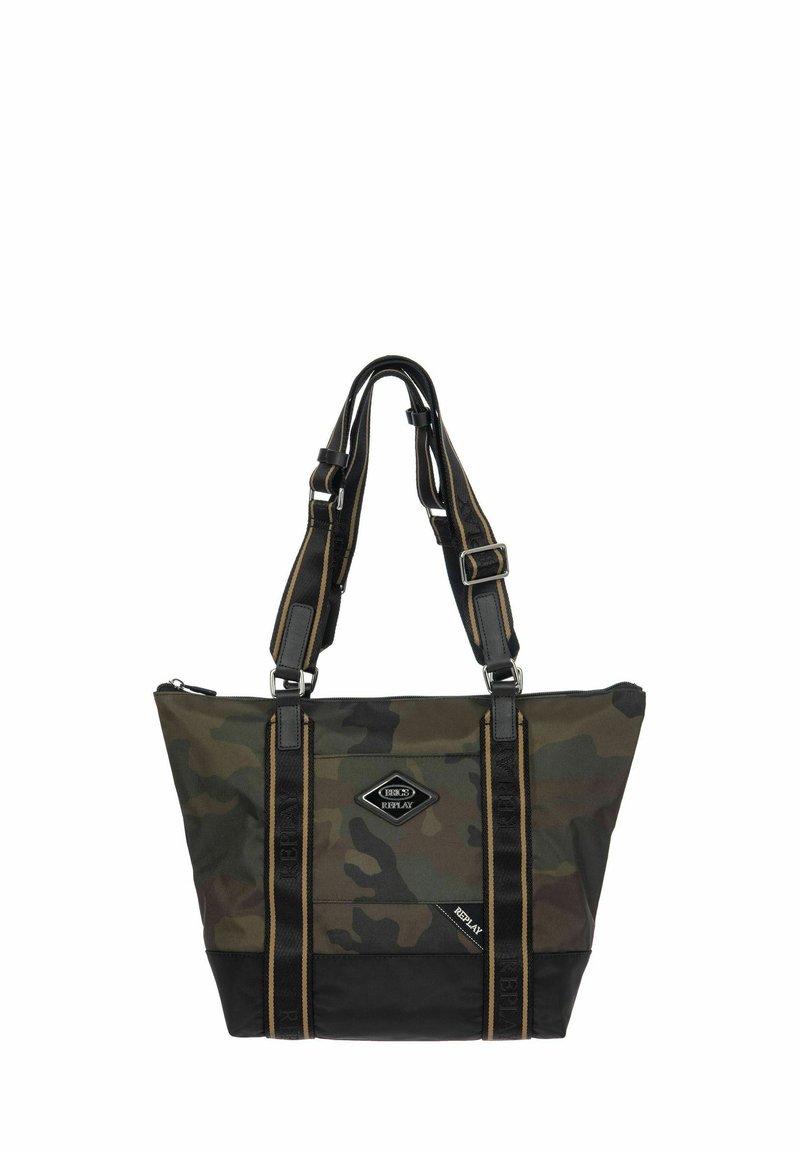 Bric's REPLAY CAMOUFLAGE - Bolso de mano - green camou