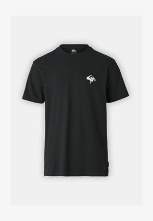 Quiksilver THORN LOGO UNISEX - Print T-shirt - black