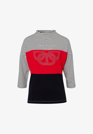 DAMEN - T-shirt à manches longues - red deep sea ecru