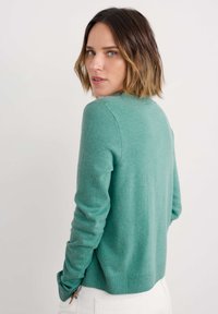 Seasalt Cornwall Strickpullover - green sage leaf