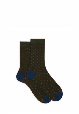 WITH POLKA DOTS - Socks - green