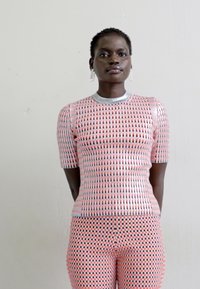 Rabanne PANTALON - Παντελόνι - light red