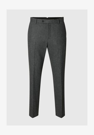 Selected, Pantalon classique - dark grey melange