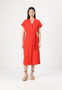 MSCH Copenhagen - IMILA SELIA DRESS - Robe chemise - flame scarlet Image miniature 1