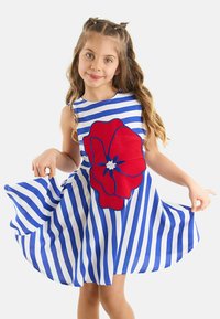 Denokids POPPY STRIPED - Vardagsklänning - blau