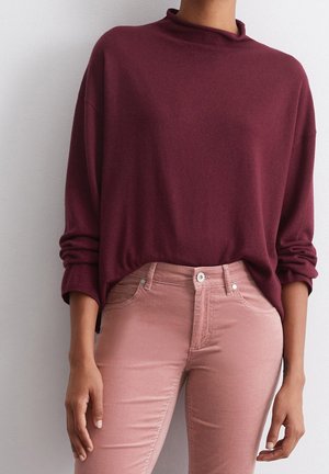 Jersey de punto - dark red