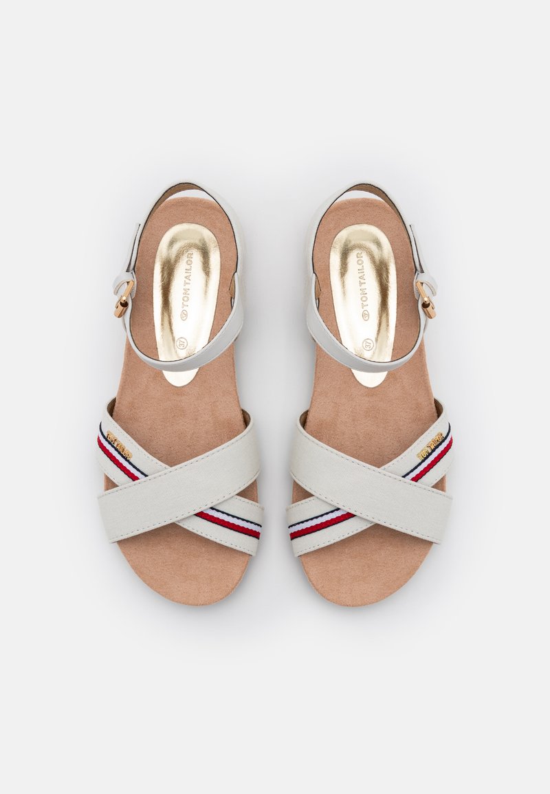 Damen Riemchensandalen | TOM TAILOR Riemensandalette offwhite/weiß - YR84436 Damen Riemchensandalen | TOM TAILOR Riemensandalette offwhite/weiß - YR84436
