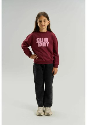 The New, Sudadera - burgundy tn