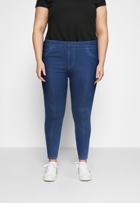 CAPSULE by Simply Be Vaqueros pitillo - blue