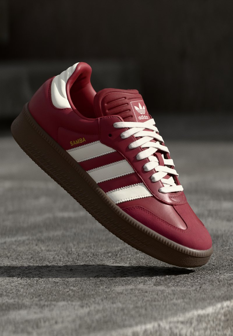 adidas Originals SAMBA XLG UNISEX - Zapatillas - noble maroon/core white