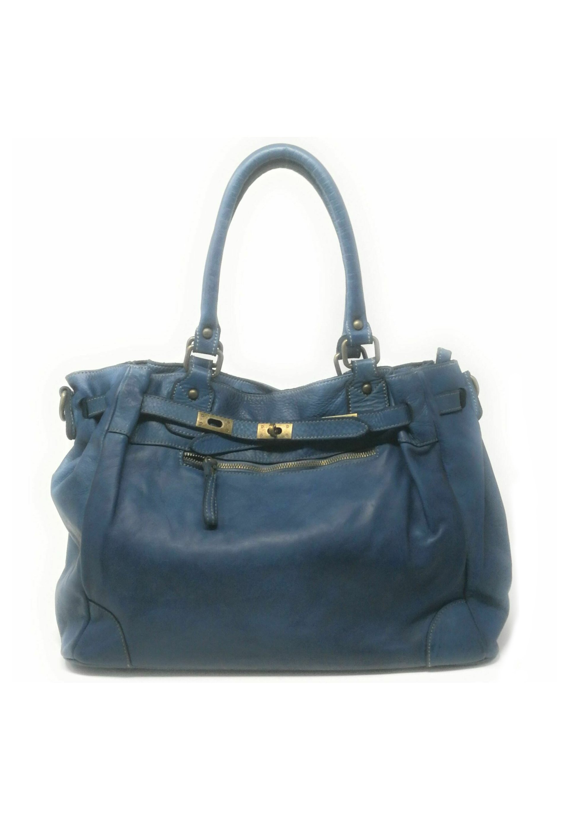 OH MY BAG ITALIEN MISS JEANNE Sac à main bleu moyen/bleu