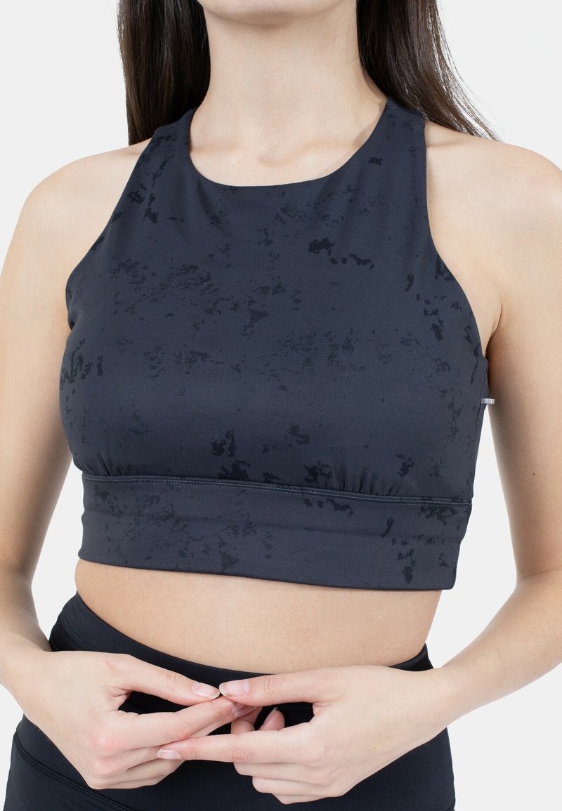 Spyder PRINTED - Urheiluliivit: keskitason tuki - grey
