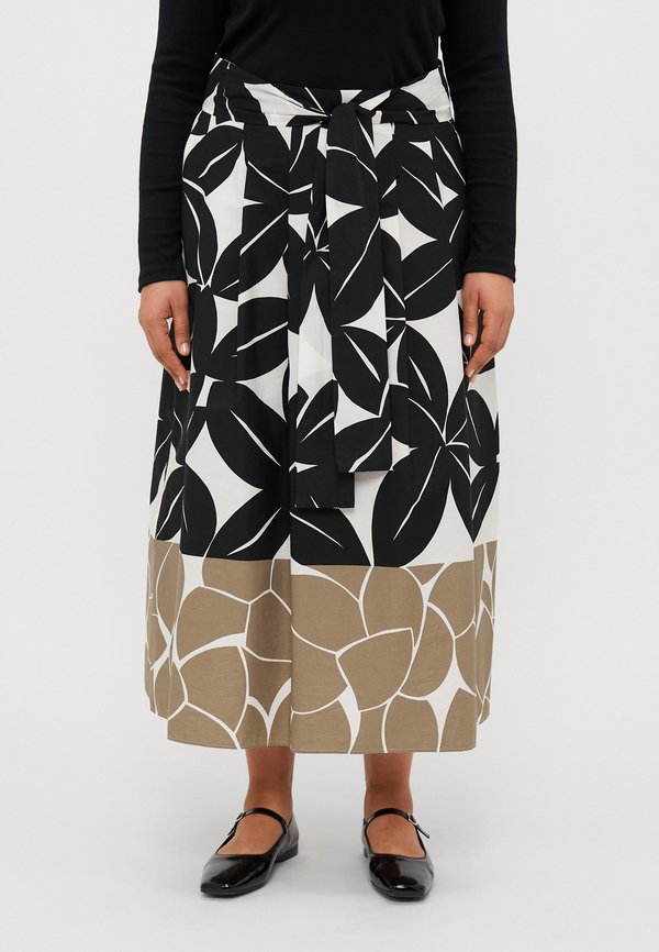 ZENITH - Maxi skirt - verde kaki