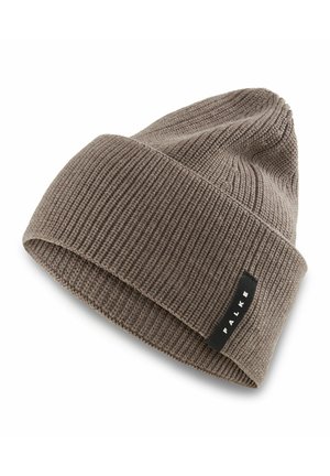 BASIC HAT PEARLSTITCH UNISEX - Beanie - walnut mel