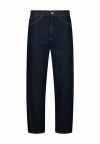 LIU JO HIGH-RISE CROPPED - Laisvo kirpimo džinsai - dark blue