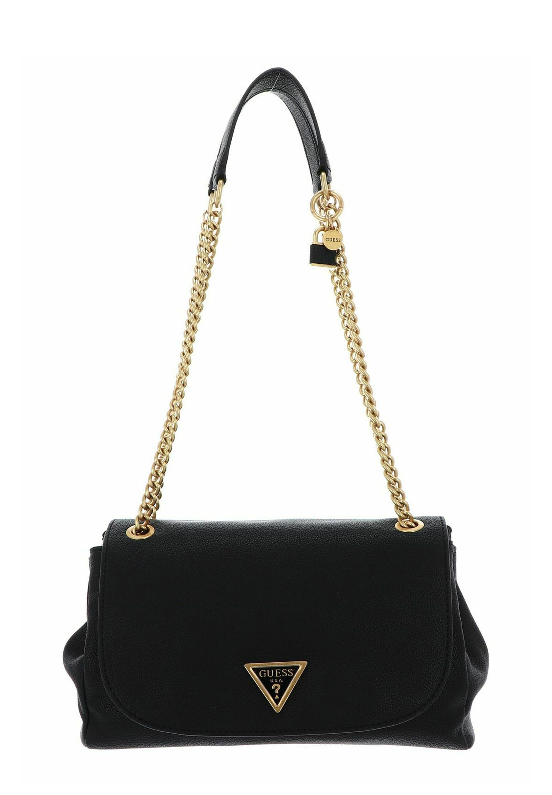 Sac Pour Tablette GUESS – Simili Cuir Noir, Collection 4G UPTOWN, Design Minimaliste