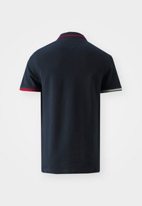 Tommy Jeans FLAG CUFFS - Polo shirt - dark night navy
