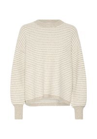 ELLERY - Stickad tröja - feather grey  chalk structure