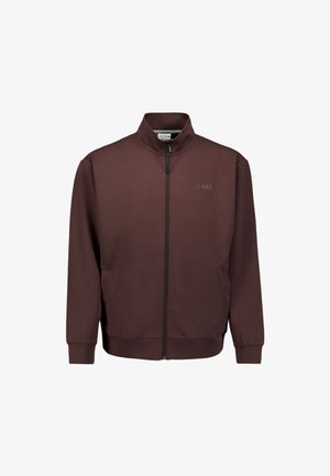 NO EXCESS, ZIP-UP SWEAT JACKET - Sweat zippé - dark brown