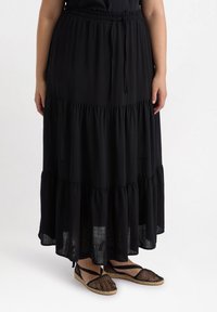 A BALZE - Pliceret nederdel /Nederdele med folder - nero