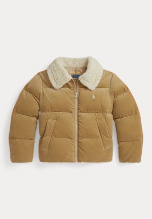 Jachetă cu puf - vintage khaki