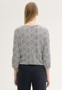 TOM TAILOR 3/4 ARM IN OPTIK - Pluus - organic navy dot design