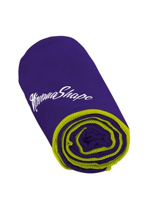 URLAUBER UND TRAVELLER  - Strandtuch - lila   gelber rand