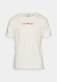 TRAIL RUN GRAPHIC TEE - Sports T-shirt - stone