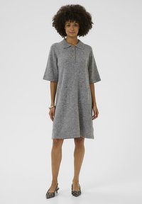 Culture ASIMA KATRINA  - Rochie tricotată - mid grey melange