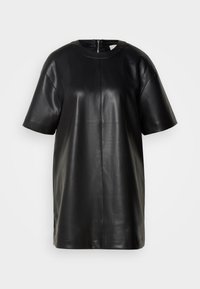 T SHIRT MINI DRESS - Päevakleit - black